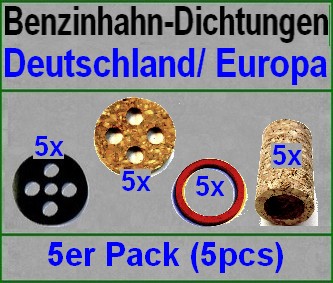 Dichtungen: Deutschland/ Europa/ gaskets-seals---5er Pack--- (HaRu)